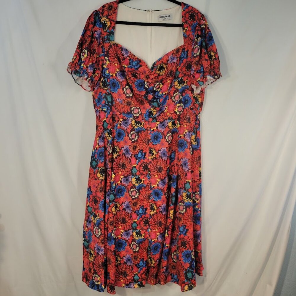 Rebdolls Lined Sheath dress size 3x plus